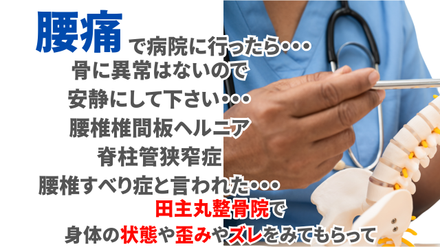 うきは市周辺の「腰部脊柱管狭窄症」に強い整骨院整体院-症状・原因・治療法・湿布の貼る位置解説